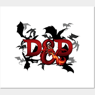 DnD dragons Posters and Art